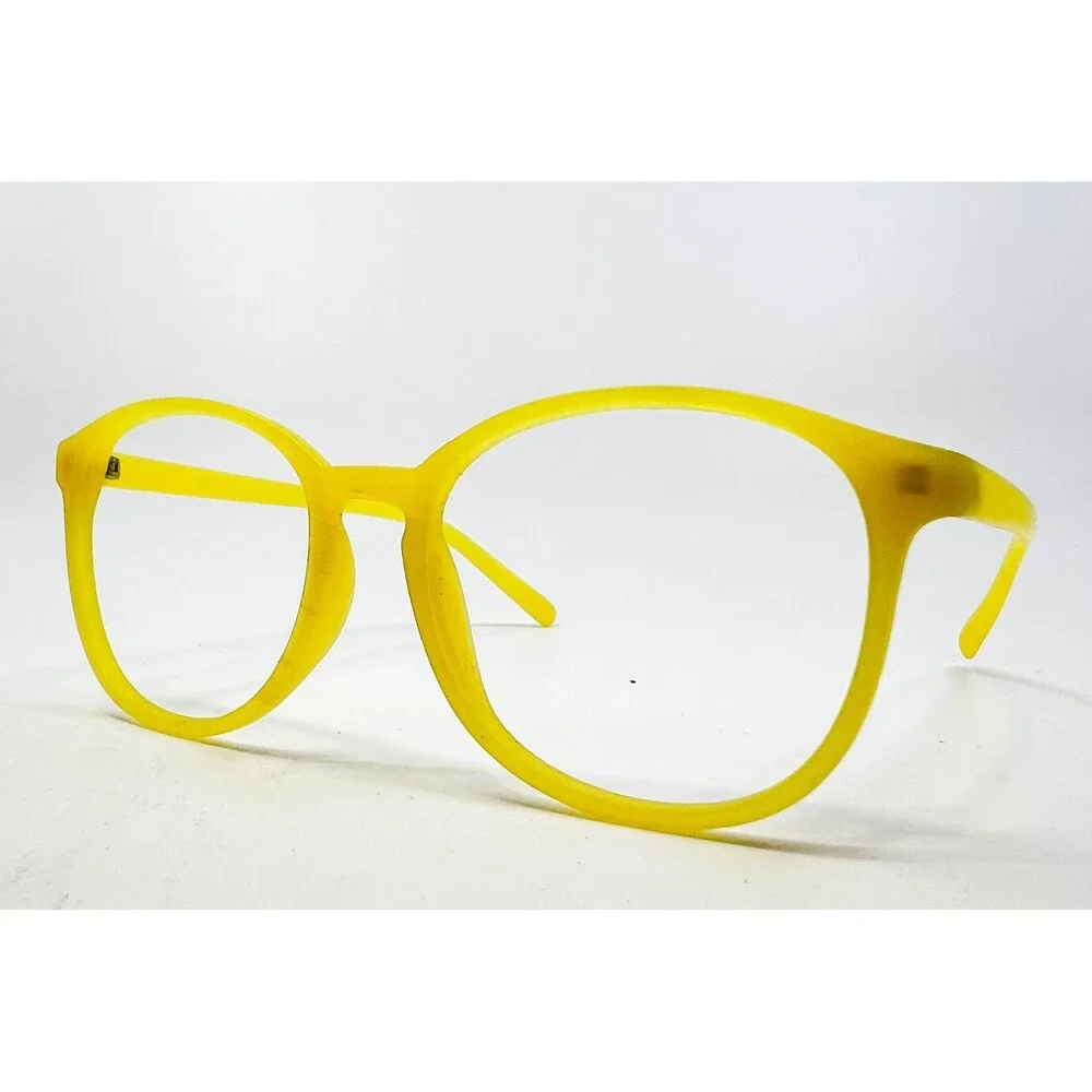 EyeBuyDirect Dutchess Eyeglasses Women Yellow Matte Round Frames 52-17-139